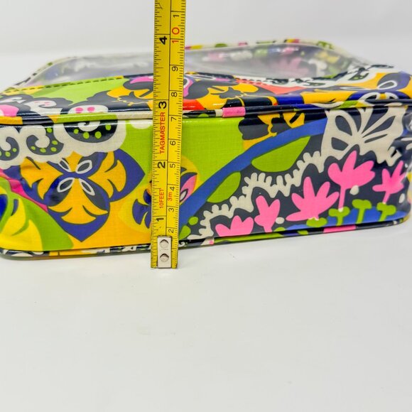Vera Bradley Clear Cosmetic Bag Retired Rio Pattern - Picture 9 of 9